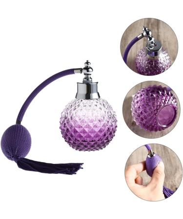 Baluue Air Bag Perfume Bottle Clear Container Vintage Style Perfume Bottle Perfume Spray Pump Travel Perfume Perfume Cosmetic Travel Containers Vintage Perfume Bottle Purple Glass 100 ml Purple - Buy Online on GoSupps.com