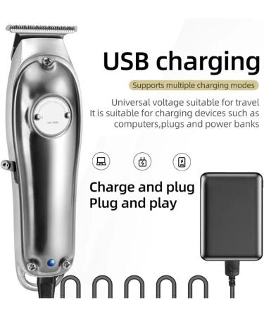 Buy Electric Barber Full Metal Professional Hair Trimmer - Best Beard Clipper for Men | International Shipping Available - Buy Online on GoSupps.com