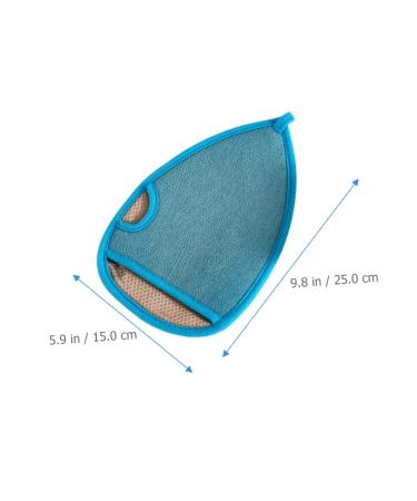 BELLIFFY 2pcs Exfoliating Bath Gloves | Scrub Gloves for Body Shower Spa | Loofah Scrubber Mitt for Bath Wash - Buy Online on GoSupps.com