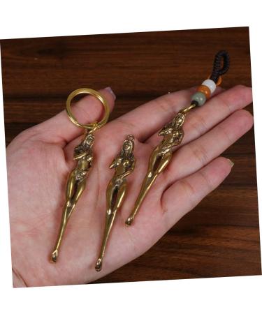 Luxshiny 12 Pcs Brass Ear Pick Mini Decorations for Car Sample Tiny Micro Lab Coffee Ear Pendant Goddess Hanging Decor - Buy Online on GoSupps.com