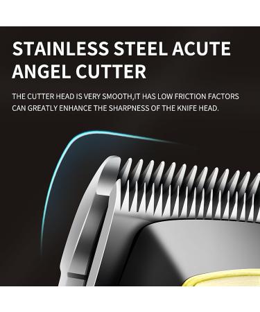Professional Hair Clippers for Men - Cordless Electric Beard Trimmer Set with T Liners & LED Display - Gold Hair Cutting & Grooming Essentials - Buy Online on GoSupps.com
