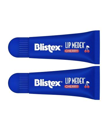 Blistex Cherry Lip Medex 0.35 oz Each Advanced Hydration Medicated Relief with Cooling Soothes and Protects Restores Healthy Moisture Balance to Lips 2 Count 1 Pack 2 Count (Pack of 1) - Buy Online on GoSupps.com