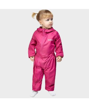 Peter Storm Girls' Waterproof All in One Rain Suit - Pink (6-9 Months) - Buy Online on GoSupps.com