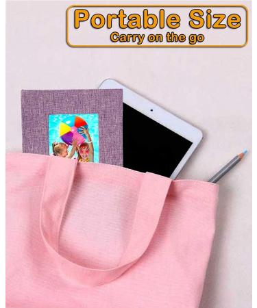 Shop 10x15 Photo Album 2-Pack Linen Cover Clear Pages Holds 52 Photos Lilac Violet Brag Book for 10x15 Pictures - Buy Online on GoSupps.com