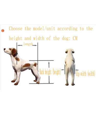 Adjustable Dog Cart/Wheelchair Fordable Dog Wheelchair for Back Legs Assist Small Pets with Paralyzed Hind Limbs to Recover Their Mobility A XXS - Buy Online on GoSupps.com