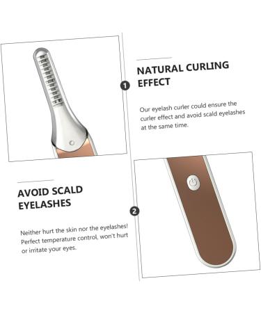 FOMIYES 3pcs Eyelash Curler Set - Heated Lash Curler Eyelash Brush & Clips for Perfect Curls | USB Rechargeable Mini Lash Kit - Buy Online on GoSupps.com