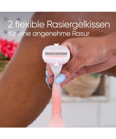 Gillette Venus Comfortglide Spa Breeze Razor for Women | 9 Triple Blade Replacement Blades - Smooth Shaving Experience - Buy Online on GoSupps.com