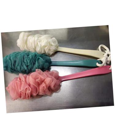 Shop Hemoton 3pc Long Handle Bath Sponge Set - Wooden Bath Flower & Gauze Shower Ball for Exquisite Bathing Experience - International Shipping Available - Buy Online on GoSupps.com
