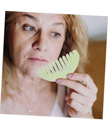 Orfofe 2-in-1 Jade Kamm Head Massager & Gua Sha Tool - Portable Jade Massage Device for Deep Relaxation & Body Care - Buy Online on GoSupps.com