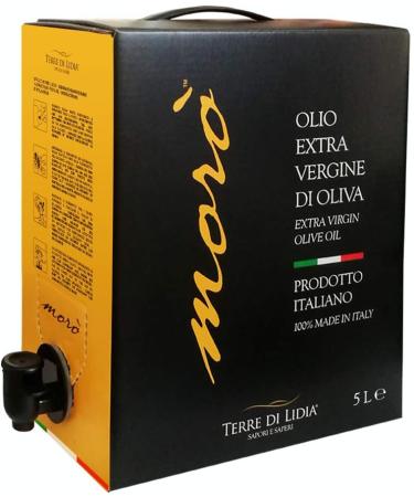 Terre Di Lidia - 2 x 5 Liters - Extra Virgin Olive Oil - Mor 2 x Bag in Box 5L - 100% Italian Product - Cultivar Ogliarola - Country 2023/2024 - Buy Online on GoSupps.com