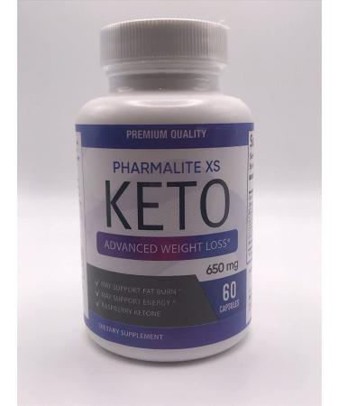 Pharmalite XS Keto Pills - Advanced Weight Loss Formula 800mg - 60 Capsules - Buy Online on GoSupps.com