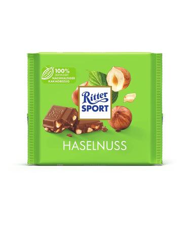 Knight Sport Hazelnut 100 g whole milk chocolate with roasted hazelnuts chocolate bar with nutty taste table chocolate with a delicate bite