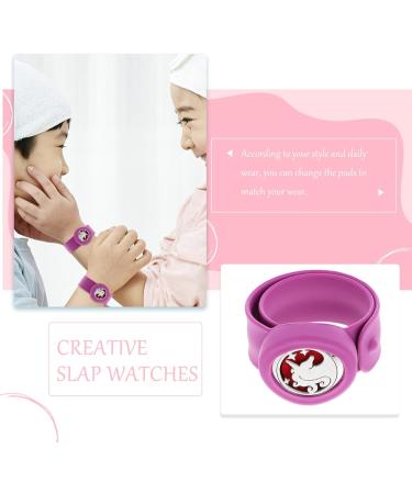 Milists Aromatherapy Diffuser Bracelets | Essential Oil Slap Bracelets with 30 Refill Pads | Fillable Fragrance Sports Bracelet for Kids Girls & Women - Purple - Buy Online on GoSupps.com