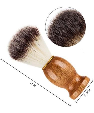 Buy Premium Synthetic Hair Shaving Brush for Men | Soft Bristles for Effortless Shaving - International Shipping Available - Buy Online on GoSupps.com