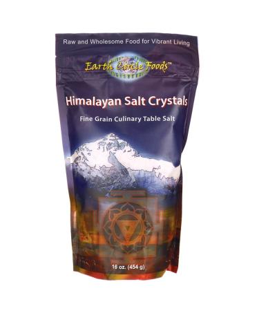 Earth Circle Organics Himalayan Salt Crystals Fine Grain 16 oz (454 g)