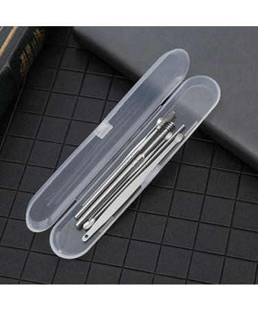 6Pcs Stainless Steel Spiral Ear Wax Pickers Earpick Remover Curette Set - Ear Cleaning Tools (Color A) - Buy Online on GoSupps.com
