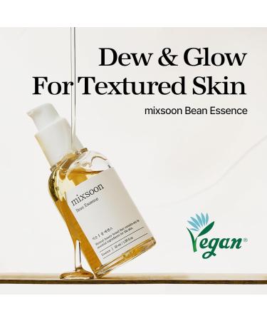 mixsoon Bean Glass Skin Duo Facial Moisturizer Fermented Bean Skincare Routine Bean Essence 50ml + Bean Cream 50ml 3.38 Fl. Oz / 100ml Korean Glass Skin Care - Buy Online on GoSupps.com