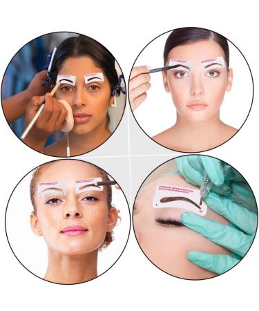 Hemoton 480 Pcs Eyebrow Stickers Makeup Assist Device Eyebrows Shaper Eyebrow Card Non-woven Fabric White 8.5x1cmx5pcs Whitex5pcs - Buy Online on GoSupps.com