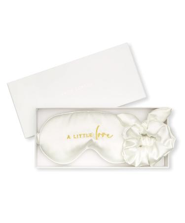 Katie Loxton A Little Love Beautifully Boxed Silky Scrunchie & Eye Mask Set White
