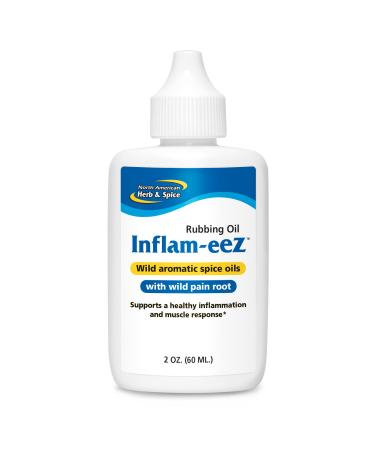 North American Herb & Spice Inflam-EEZ - 90 Capsules - Aromatic Spice Oils with Wild Root - Non-GMO - 45 Servings