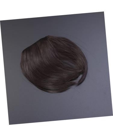 POPETPOP Piece Clip on Fringe Straight Flat Bangs Human Hair Extensions Bangs French Bangs Fringe Front Side Bangs Forehead Hair Extensions Wig with Bang Clip in Bangs Tassel Clip Air Bangs - Buy Online on GoSupps.com