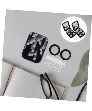 Orfofe Colored Contact Lenses & Cosmetic Lens Case Holder - Stylish & Practical Container with Mirror for Eye Care - Buy Online on GoSupps.com