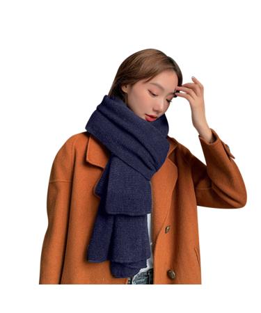 Triangle Women Women Autumn Winter Elegant Print Triangular Schal triangle Winter scarf triangular scarf unit size blue
