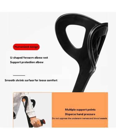 Fold Forearm Crutches/Cane Adjustable Walking Support Walking Stick Underarm Elbow Lightweight Help Walk Crutches for Injury Disability Elderly 2pack - Buy Online on GoSupps.com