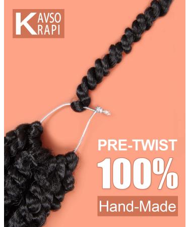 6 Inch Pre-twisted Passion Twist Crochet Hair 8 Packs - Short Pre-looped Braiding Hair in 1B/Natural Black (Pack of 8) - Buy Online on GoSupps.com