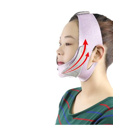 Minkissy Designer Face Mask & Slimming Belt | Anti-Snore Anti-Wrinkle V-Shape Facial Band - International Shipping Available - Buy Online on GoSupps.com