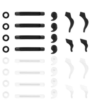 Sibba 16 pairs of glasses keeper silicone glass holder ear pad anti -slip glasses brick frame holder covering ear pads ear pads ear hooks glasses bracts ears sunglasses reading glasses accessories a