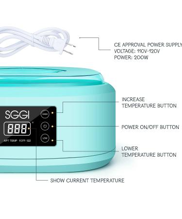 SGGI Digital Wax Warmer 3000ML with 6 Paraffin Wax Refills - Moisturizing and Softening Treatment for Hands and Feet - Great Gift for Women - Buy Online on GoSupps.com