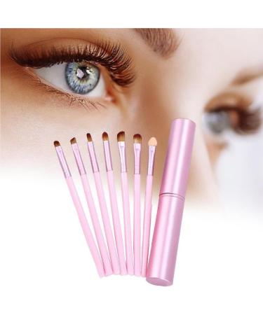 kawehiop 7 Pieces/Set Woman Girl Portable Makeup Brush Powder Make Up Cosmetic Brushes Eye Shadow Eyebrow Soft Tool for - Buy Online on GoSupps.com
