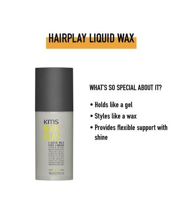 Hairplay Flexible Hold Liquid Wax Styler 3.3 Fl Oz | KMS Haircare - Buy Online on GoSupps.com
