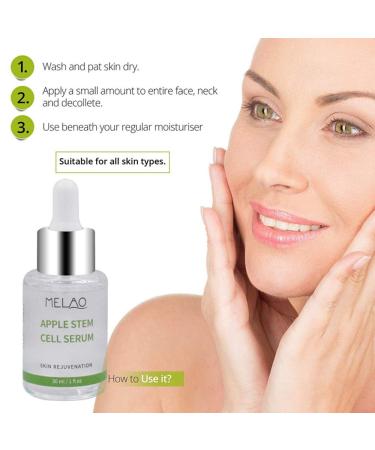 MELAO Apple Stem Cell Serum for Firm, Acne-Free Skin | Pore Cleansing & Elasticity Restoration - Buy Online on GoSupps.com