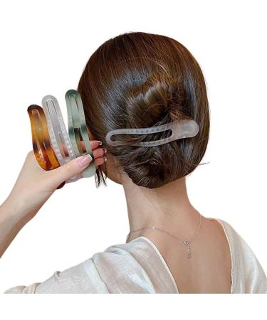 5 Color Hair Claw Clips for Thin Hair - Strong Hold Styling Accessory for Women & Girls - 5 Count Pack - Buy Online on GoSupps.com