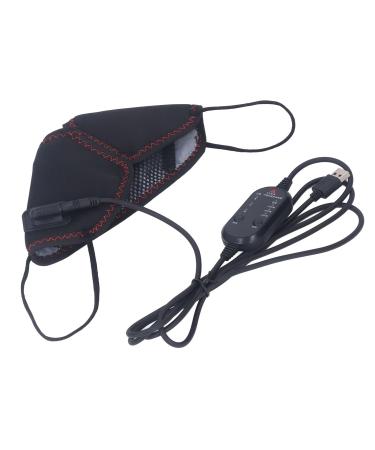 Heated nasal cushion nose-hot compress cover hook loop closure reduced itching better fit for home use