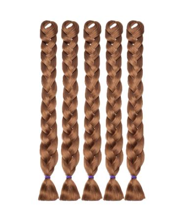 SEGO 41 Braid Extensions - Synthetic Crochet Braiding Hair 165g/Bundle in Light Brown | Premium Quality & International Shipping - Buy Online on GoSupps.com