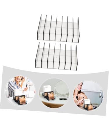 Beavorty 2pcs Holders Plastic Beauty Transparent Cosmetics Stand Holder Organizer Palettes Eyeshadow 17x12cmx2pcs As Shownx2pcs - Buy Online on GoSupps.com