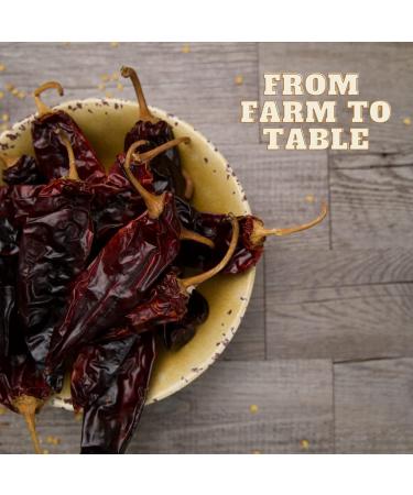 OL RICO Guajillo Chiles Peppers 4 oz - Premium Mexican Ingredient for Mole, Tamales, Salsa - Resealable Kraft Bag - 4 Ounce (Pack of 1) - Buy Online on GoSupps.com