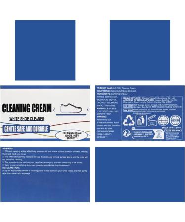 White Shoe Cleaning Cream White Shoe Cleaning Cream Multifunctional Cleaning Cream Stain Remover Cream F r die Reinigung aller Arten von Schuhen - Buy Online on GoSupps.com