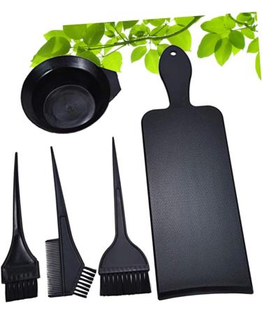 FRCOLOR 5 Pieces Hair Dye Make Yourself Brush Applicator for Hair Colour Hair Dye Brush Balayage Board Long Tool Hair Dye Set Painting Board Mixing Applicator Brush Oil Bowl Comb Suite - Buy Online on GoSupps.com
