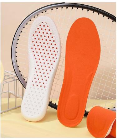 Winter Constant Temperature Insoles for Men | Breathable Sports Insoles | Size 45 Orange - Buy Online on GoSupps.com