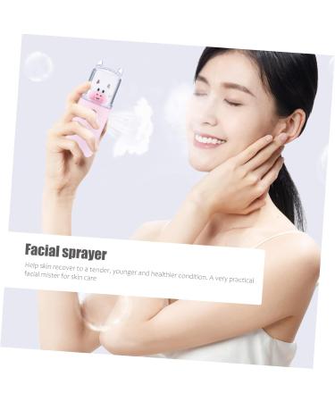 Mipcase Moisturizer Wireless Diffuser Facial Humidifier Mini Small Mister Humidifier Travel Blush 3.8x3.8x10.8cm - Buy Online on GoSupps.com