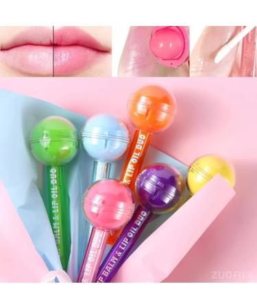 Shop Lollipop Color Changing Lip Balm & Gloss Combo - Waterproof & Long Lasting - International Shipping Available! - Buy Online on GoSupps.com