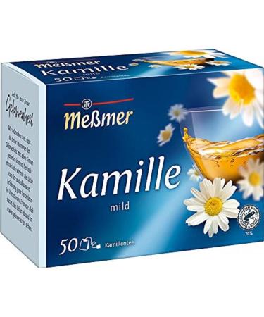 Meßmer Chamomile | 50 tea bags | Vegan | Gluten-free | Lactose-free 50 tea bags Chamomile