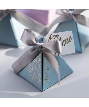 Candy Box Triangular Tower Candy Box Wedding Supplies Andes Candy Bags Guest Decoration Baby Shower Supplies (20 Pcs) (Color : Gold) (Size : Burgundy) - Buy Online on GoSupps.com