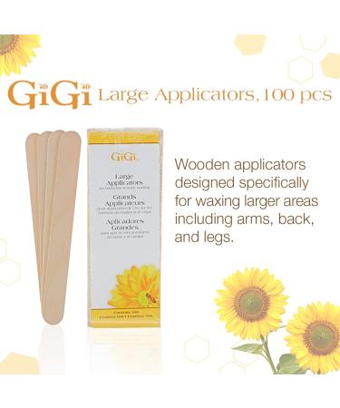 Gigi Honee Wax Applicators - Large 100 Count | Buy GiGi Waxing Supplies Online - Buy Online on GoSupps.com