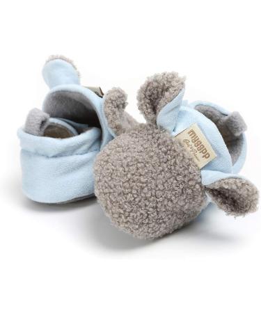 LACOFIA Baby Winter Warm Booties - Anti-Slip Soft Sole, Gray, 12-18 Months - Buy Online on GoSupps.com