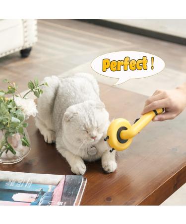 Little Bee Self-Cleaning Slicker Brush for Pets - Removes Tangles and Loose Fur with Undercoat Rake - Ideal for Dogs, Cats, Rabbits, and Puppies - Buy Online on GoSupps.com